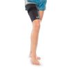 Thigh compression sleeve with cinch strap