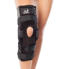 Wraparound ligament knee brace