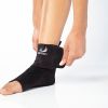 Wraparound ankle brace for swelling control